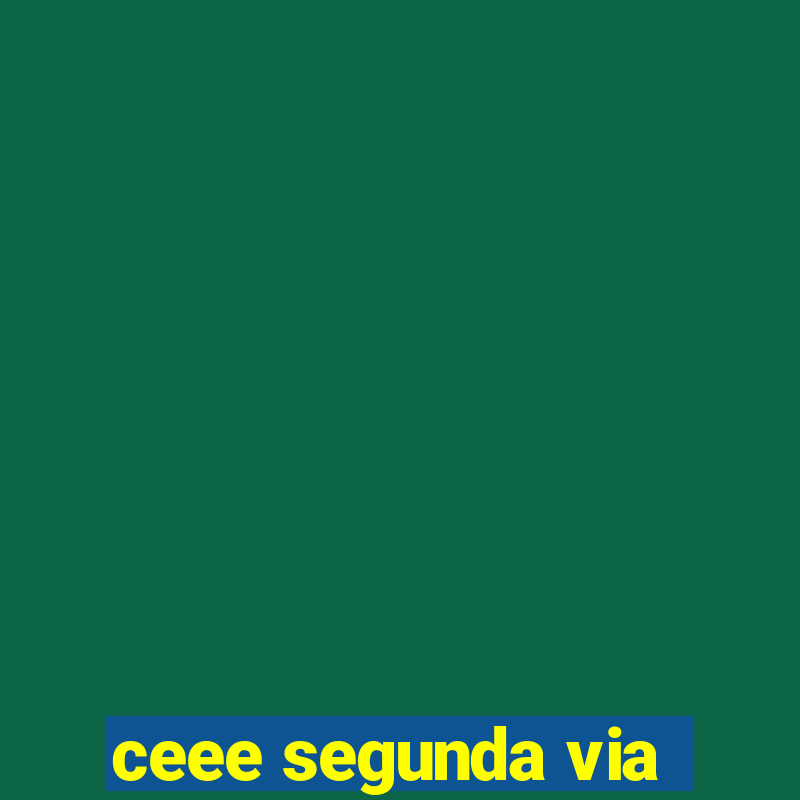 ceee segunda via