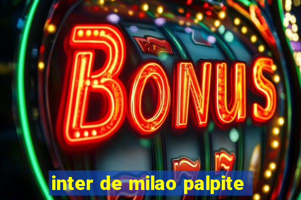 inter de milao palpite