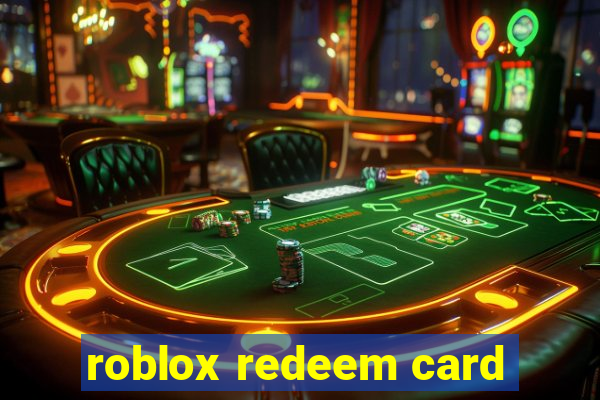 roblox redeem card