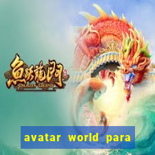 avatar world para colorir e imprimir