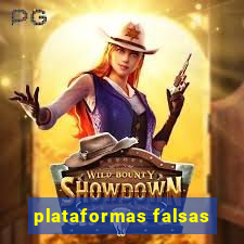 plataformas falsas