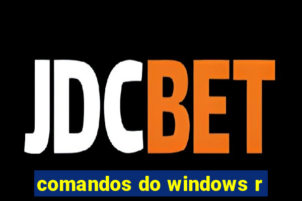 comandos do windows r