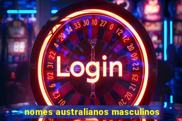 nomes australianos masculinos