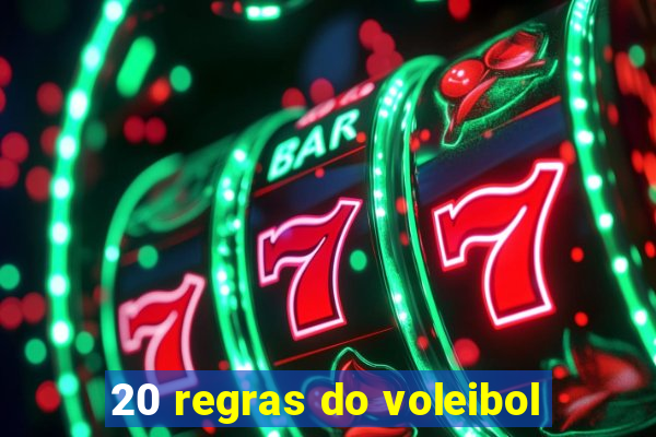 20 regras do voleibol