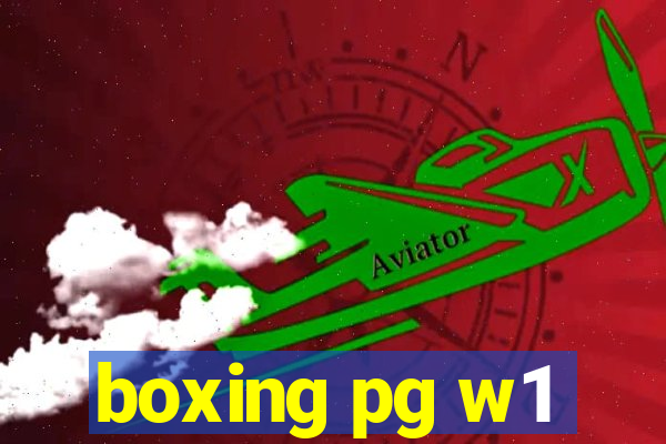 boxing pg w1