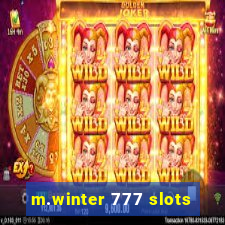 m.winter 777 slots